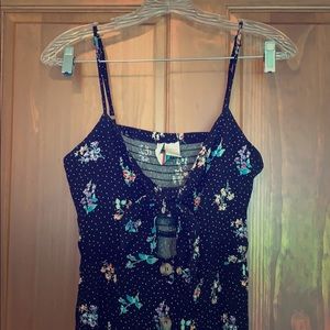 Black front tie maxi